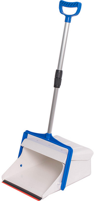 크린메이트 2단 조절 엔젤 롱 자동 쓰레받기 A101, 1개, 혼합색상