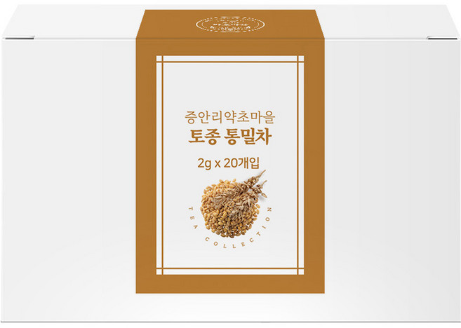 증안리약초마을협동조합 고소한 토종 앉은뱅이 고압로스팅 통밀차 20p, 2g, 20개입, 1개