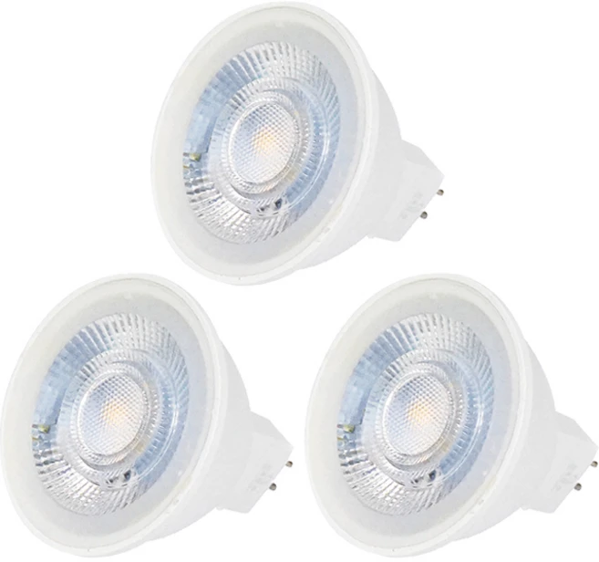 두영 LED 전구 6W MR16, 전구색, 3개 - 쿠팡