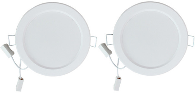 루시아 LED 5W 타공 80mm 디밍조광겸용 센서등, 2개