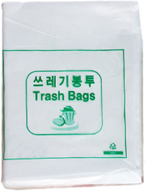 크린메이트 배접 비닐봉투 흰색 20p, 80L, 1개