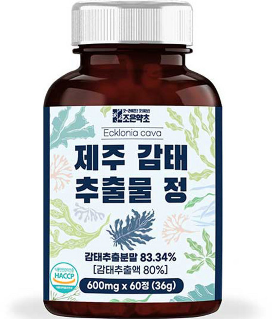 조은약초 제주 감태 추출물 정, 60정, 1개