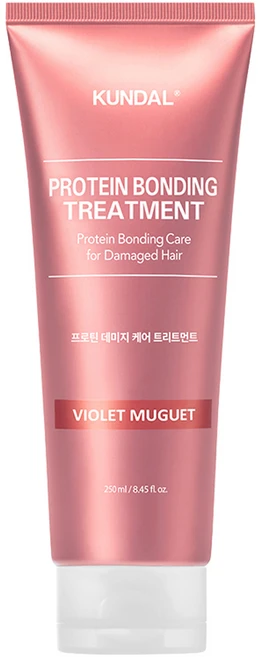 쿤달 프로틴 데미지 케어 헤어 트리트먼트 바이올렛뮤게향, 1개, 250ml - 쿠팡