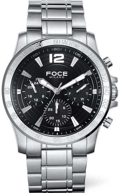 포체밀라노 남성용 멀티펑션 메탈시계 FM8301 44mm
