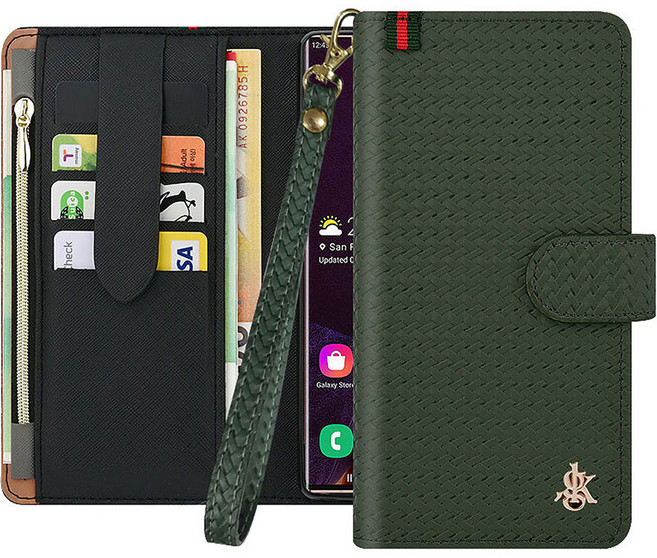 아이엔픽 베르올 지퍼 월렛 지갑형 다이어리 휴대폰 케이스