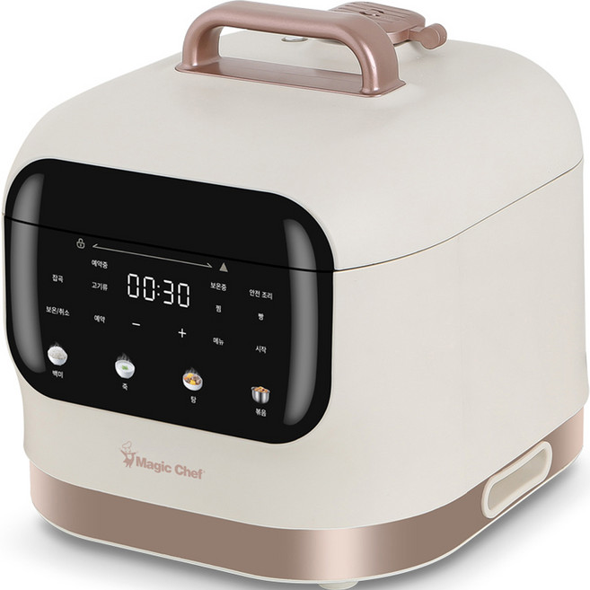 매직쉐프 멀티쿠커 다기능 미니 압력밥솥 3~4인용, MRC-L30B, 아이보리