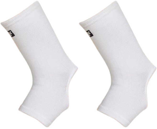 징바 데일리 슬림 압박 발목 보호대 좌우세트, 1세트, 화이트