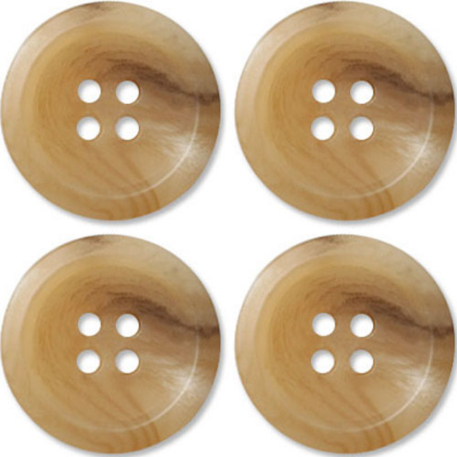 동대문단추왕 고급 무광 코트 가디건 단추 베이지 큰 사이즈 모음 30mm, LBG각시봉, 4개