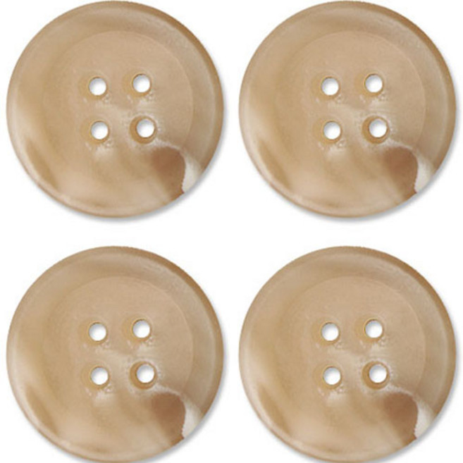 동대문단추왕 고급 무광 코트 가디건 단추 베이지 큰 사이즈 모음 30mm, 떼BG메신저, 4개