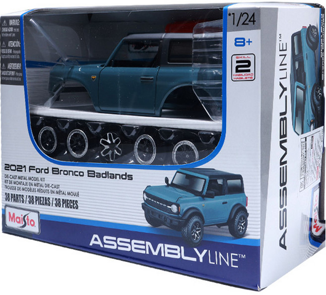 마이스토 조립 포드 브롱코 배드랜즈 DIY A51, 블루, 1개