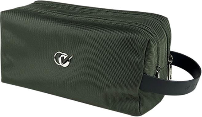 볼빅 우븐 투웨이 지퍼 골프 파우치, 카키, 1개