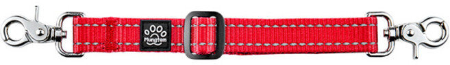 멍템 강아지 탈출방지 안전줄, 레드, 1개