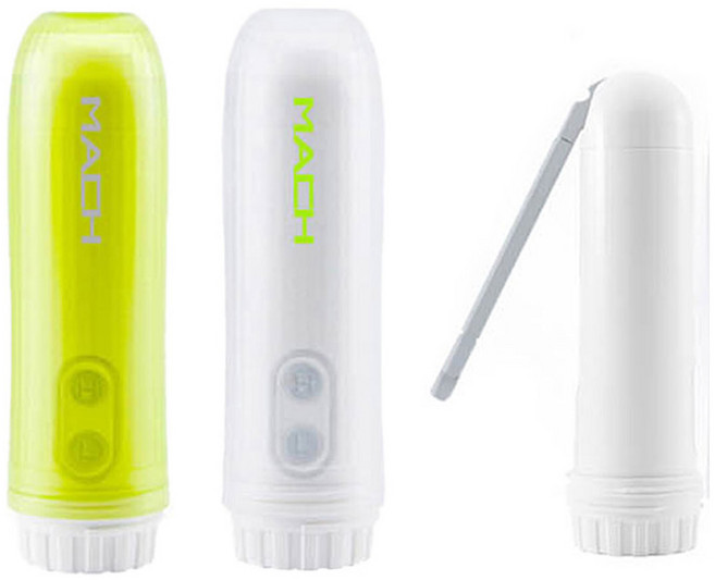 마하 휴대용 비데 2종 세트, 그린, 화이트