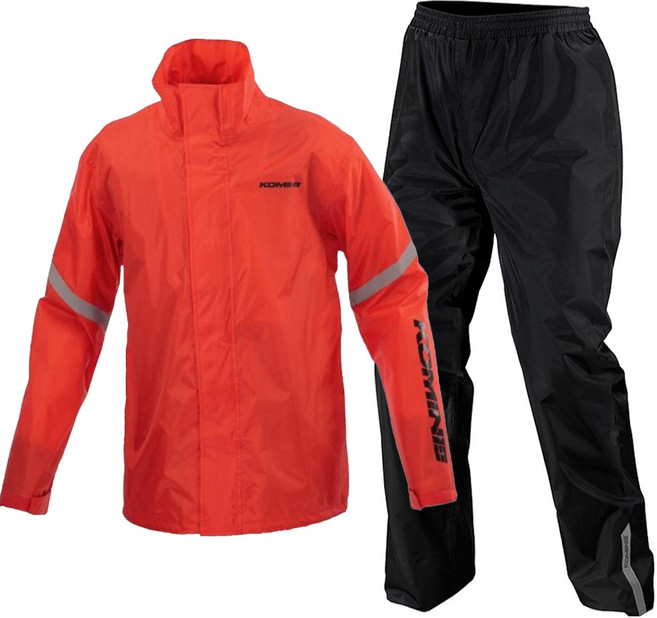코미네 STD RAINWEAR 상하의 세트 RK-5433, RED