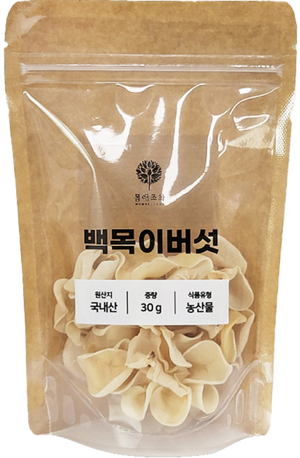 국내산 백목이버섯, 30g, 1개