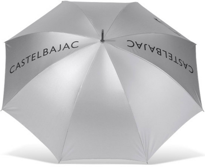 까스텔바작 일자 로고 초경량 75 수동 골프 우산 BWAM GA304, 실버, 1개