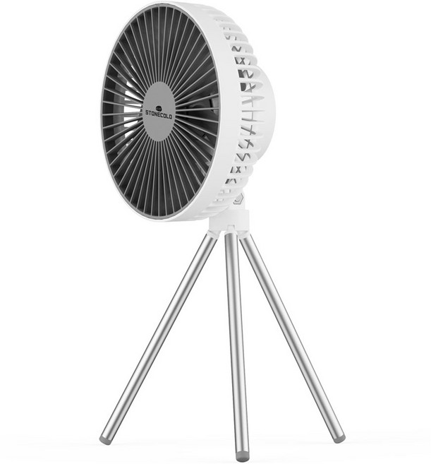 스톤콜드 캠핑선풍기, 화이트, 1개