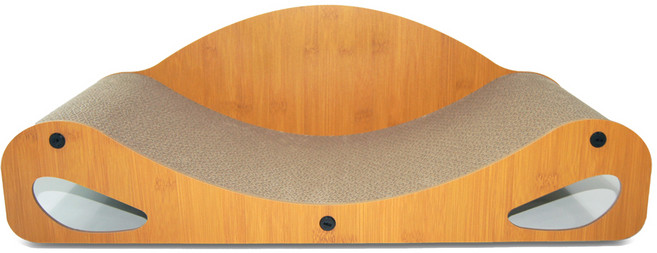 도트캣 고양이 냐무 와이드 쇼파 스크래쳐 + 캣닢, 1개