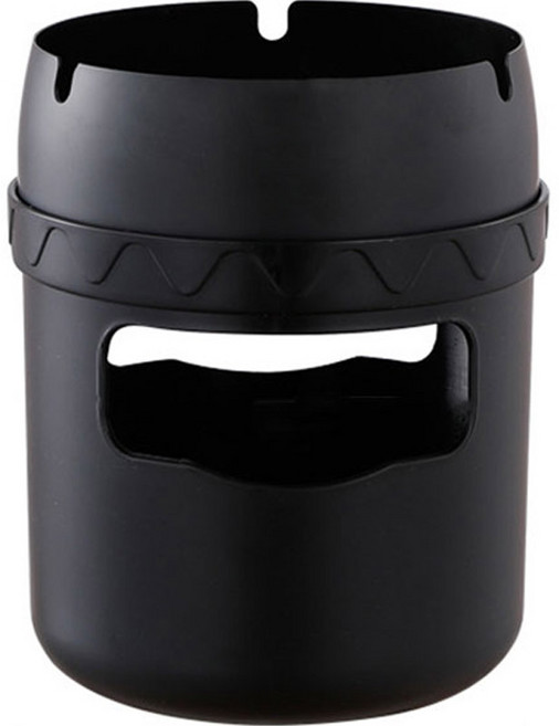오늘의공감 멀티 쓰레기통 담배 재떨이, 블랙, 1개