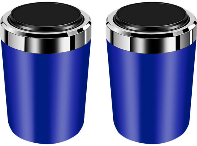 앤티스 냄새차단 차량용 재털이, 블루, 2개