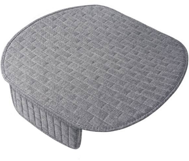 C99 아마섬유 싱글 린넨 통풍 카시트 커버, 그레이, 1개