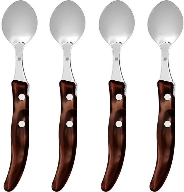 끌로드도조메 베를랭고 라귀올 디저트스푼 브라운, 4개, 디저트스푼 4p