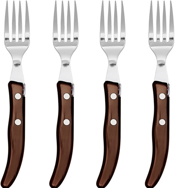 끌로드도조메 베를랭고 라귀올 디저트포크 브라운, 4개
