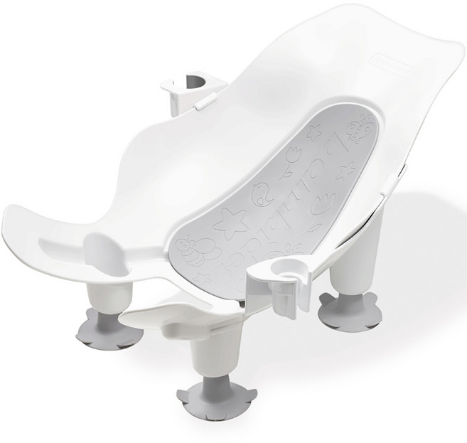 BAMBIDET 幼兒用 3合1 Signature 浴盆, 白色 + 灰色