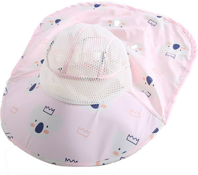 아이엠베베 아동용 캠핑 네트 썬햇 외출모자 플랩캡