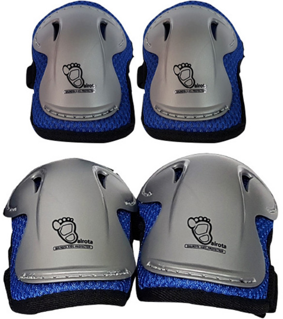 발로타 아동용 무릎보호대 + 팔꿈치보호대 세트, 블루, 1세트