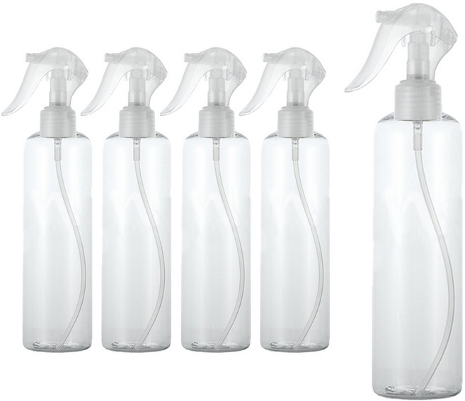 헤어 스프레이 분무 공병 300ml, 투명(캡), 5개