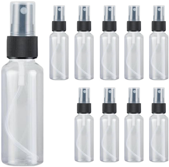 향수 미스트 스프레이 공병 용기 30ml, 검정(캡), 10개