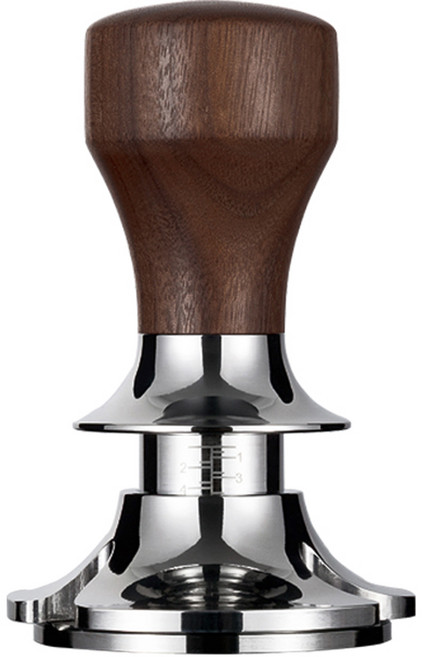 칼딘 스마트 오토 커피 탬퍼 51mm, 월넛, 1개