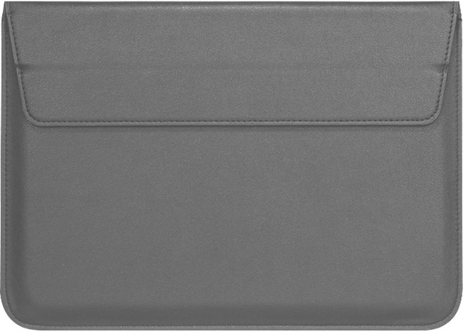 제이로드 노트북 아이패드 갤럭시탭 인조가죽 파우치, 그레이, 1개