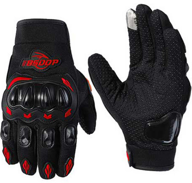 피어니스트 오토바이 바이크 글러브 장갑, 블랙레드
