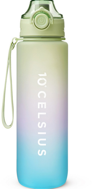10도씨 트라이탄 레인보우 스포츠 보틀, 그린, 1L, 1개