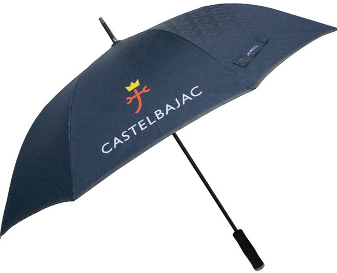 까스텔바작 원형로고플레이 70 골프 자동 장우산, 네이비, 1개