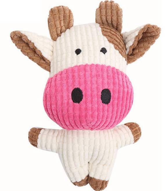 딩동펫 강아지 베프 애착인형, 젖소, 1개