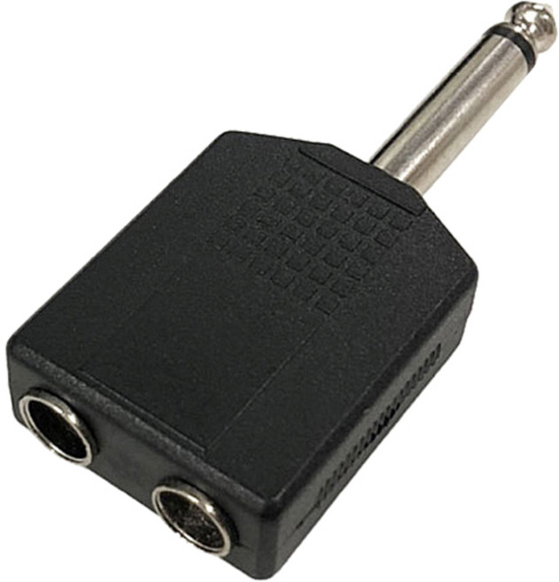 제이프로 TS 55잭 암 TS 55잭 수 Y 변환젠더 커넥터, JC27, 혼합색상, 1개