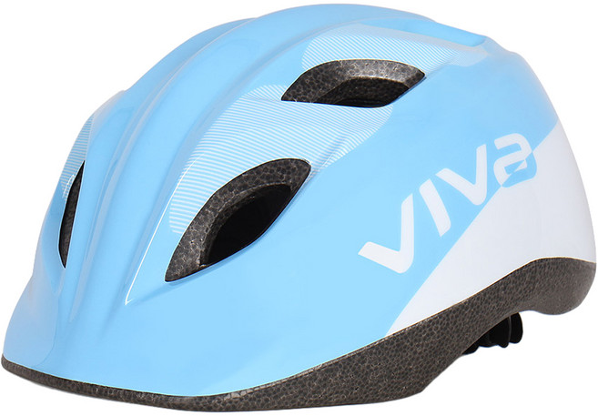 Vivaro 兒童素色直排輪自行車防護安全帽, 藍色, 1個