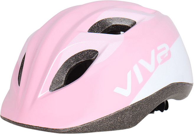 비바로 아동용 솔리드 인라인 자전거 보호 헬멧, 핑크, 1개