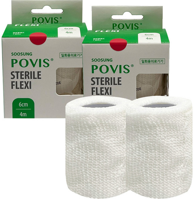 POVIS 수성 스테럴 플렉스 압박용밴드, 1개입, 2개