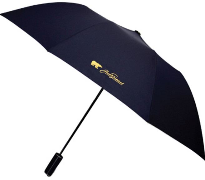 잭니클라우스 2단 폰지 무지 골프 우산, 곤색, 1개