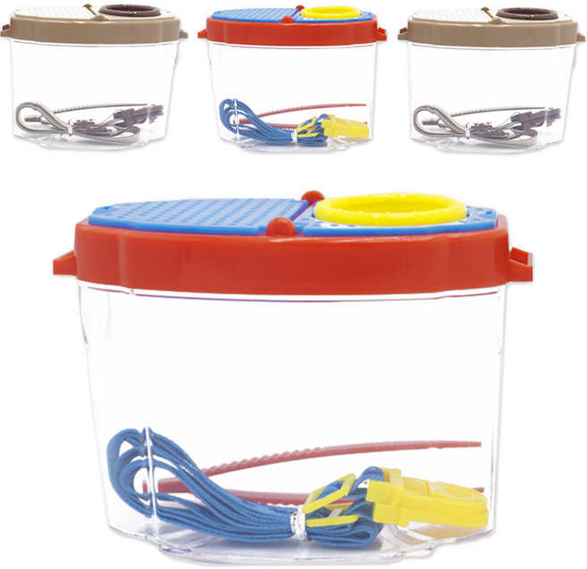 미소로 5000 곤충채집통 블루 2p + 브라운 2p 세트 2322, 1세트