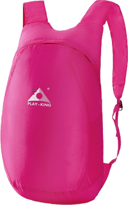 오손 초경량 폴더블 방수 배낭 18L, 로즈