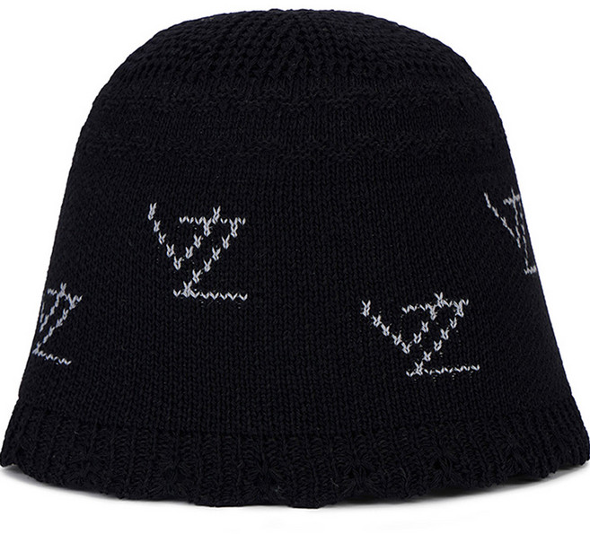 바잘 VZ 로고 자카드 버킷햇