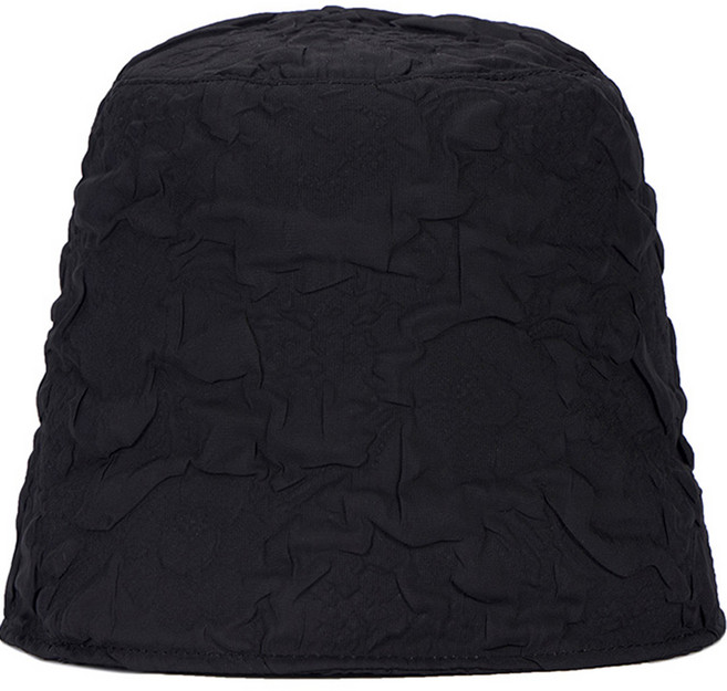 바잘 엠보 롱라벨 드롭 버킷햇