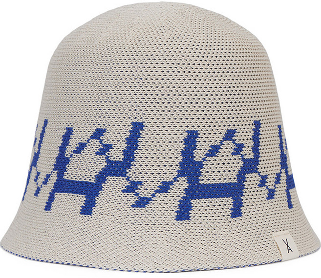 바잘 VA 디지털 로고 자카드 썸머 버킷햇