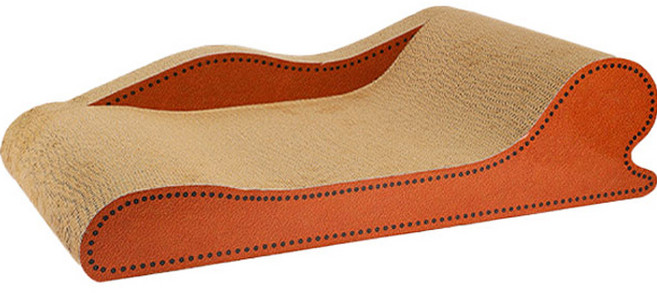 딩동펫 고양이 가죽 스크래쳐 방석, 혼합색상, 1개