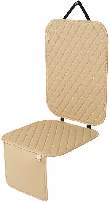 맘앤리틀 유아용 카시트 보호매트, 베이지, 1개